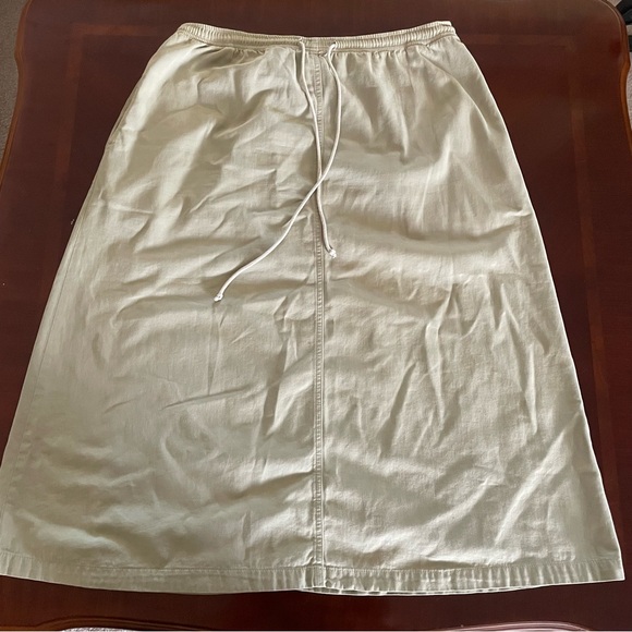 Vintage Orvis Light Green Skirt - Picture 1 of 3
